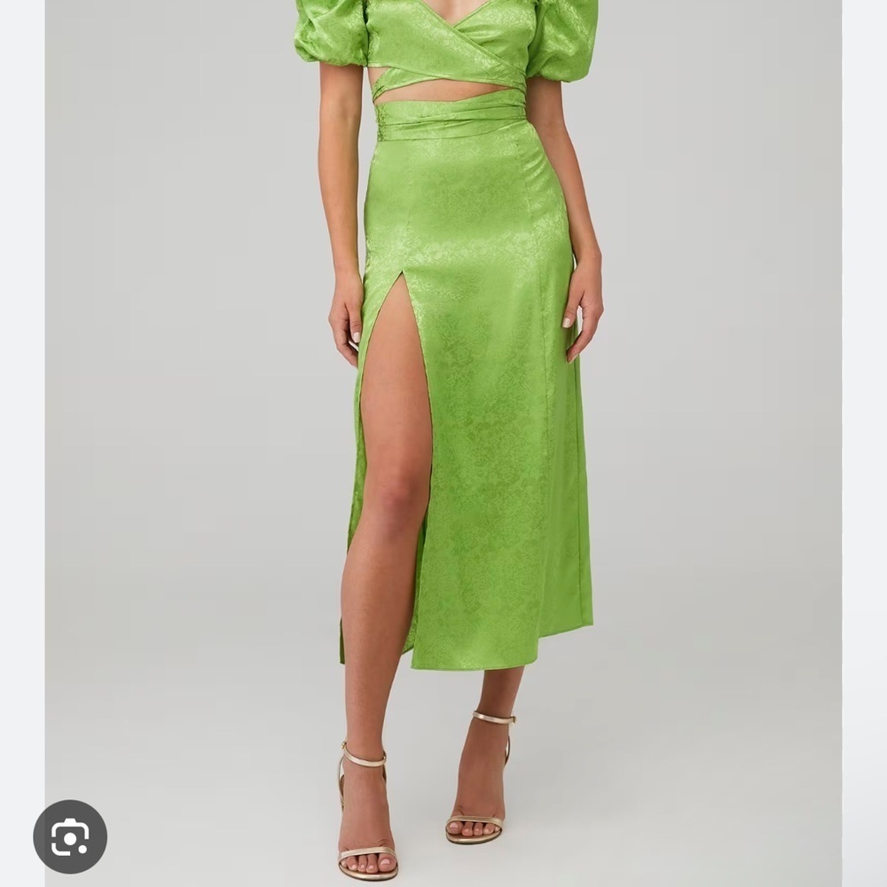 Ronny kobo Marlo Satin Skirt